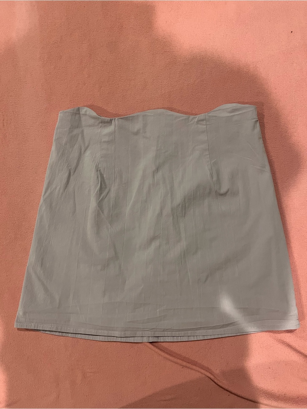 Classic Light purple Mini Skirt - Wavy edge